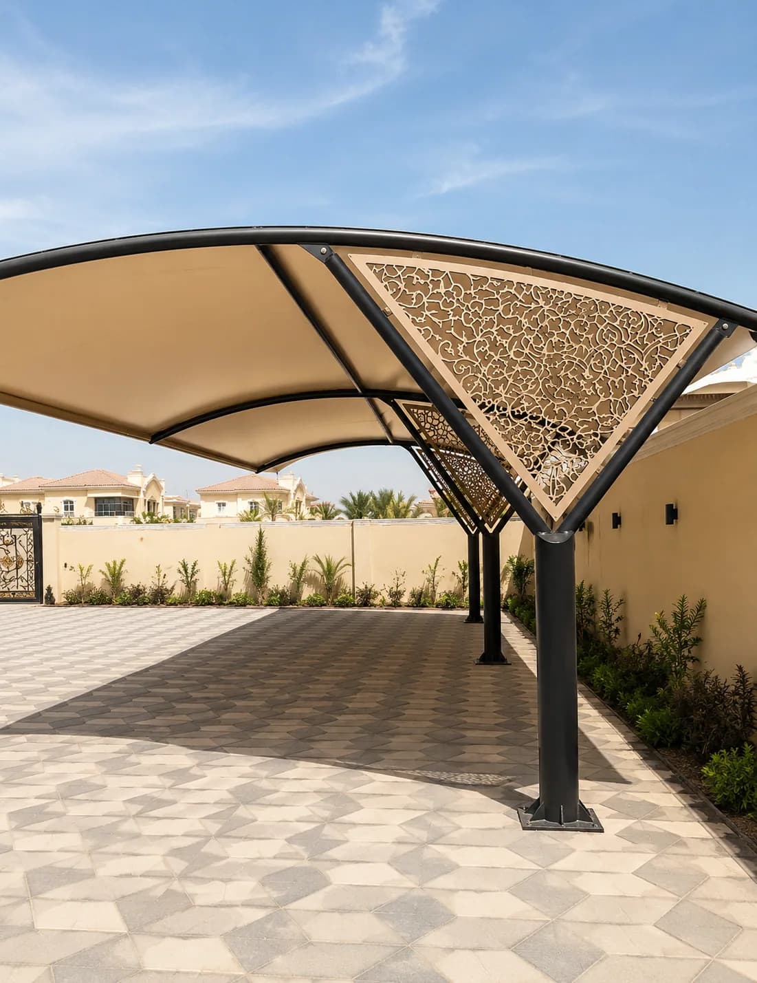 Arch Design Parking Shade